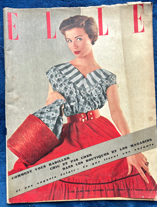 The Elegant and the Everyday in May 1954 French ELLE
