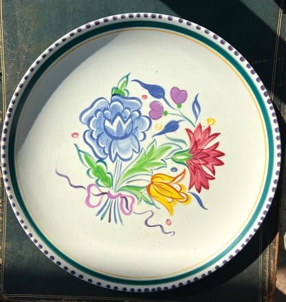 3 Pieces of 1950s - 70s Hand Painted Poole Pottery