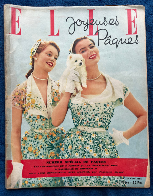 March 1952 Easter Special of French ELLE