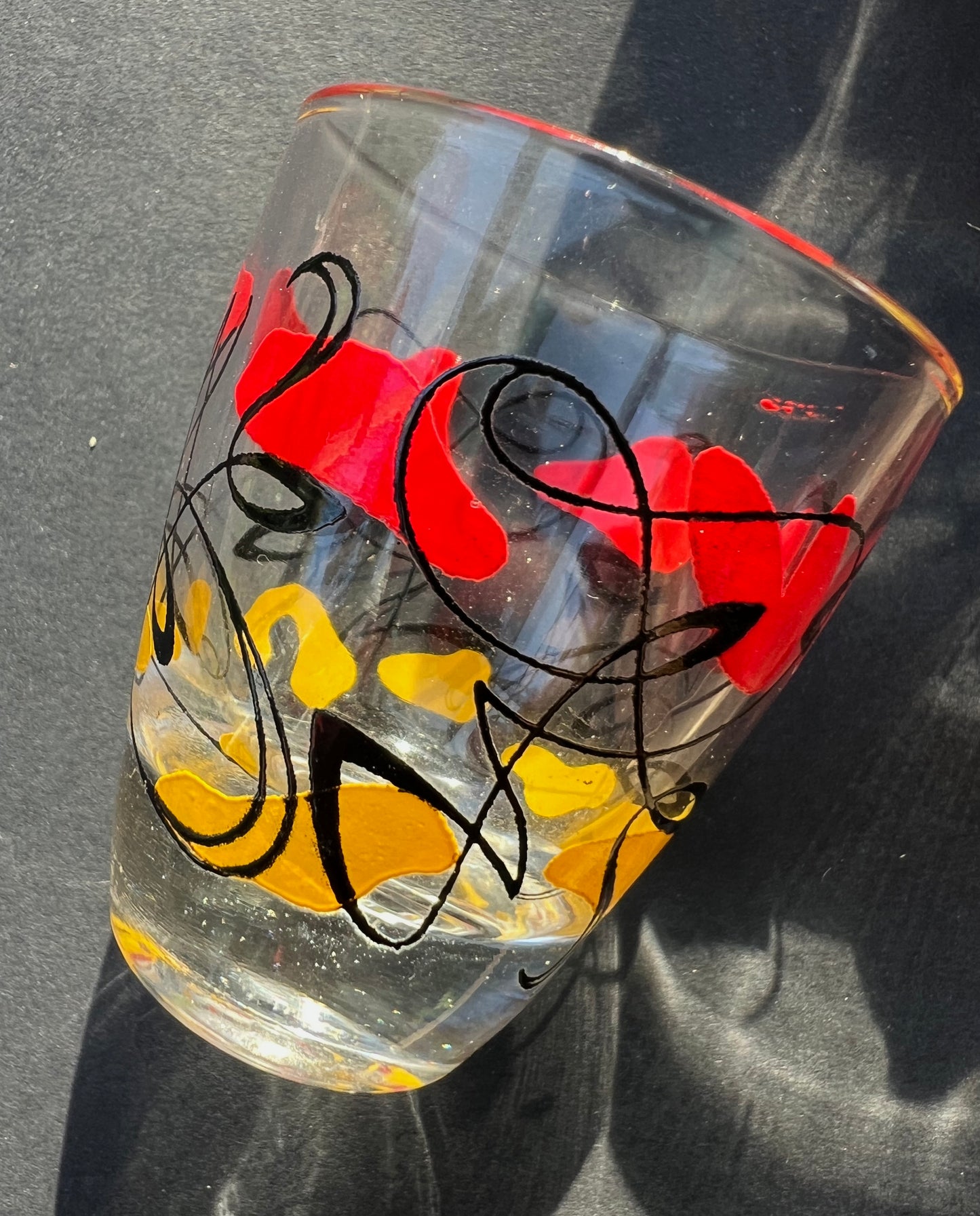 4 Wonderfully 1950s French Shot Glasses
