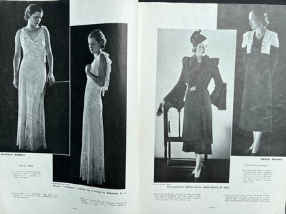 September 1932 L'OFFICIEL DE LA COUTURE - PARIS.. 75 Pages in English and French