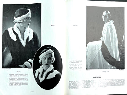 September 1932 L'OFFICIEL DE LA COUTURE - PARIS.. 75 Pages in English and French