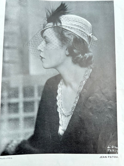 June 1933 L'OFFICIEL DE LA COUTURE - PARIS.. 92 Pages in English and French