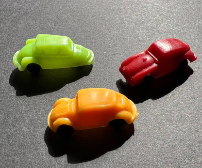 3 Little Vintage Cars - 3cm Long