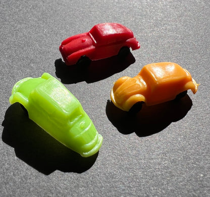 3 Little Vintage Cars - 3cm Long