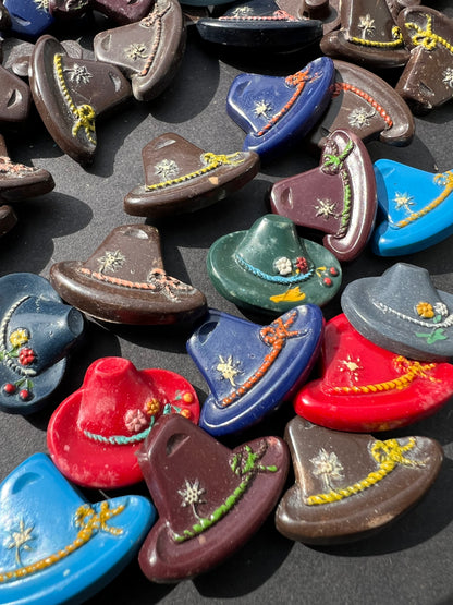 100 Vintage Hat Buttons (Slight Seconds)