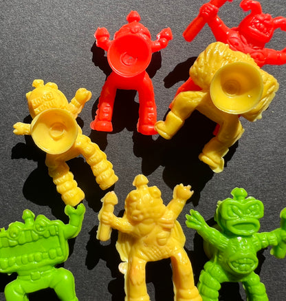 Vintage Rubber Monsters with Suction Backs