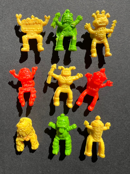 Vintage Rubber Monsters with Suction Backs