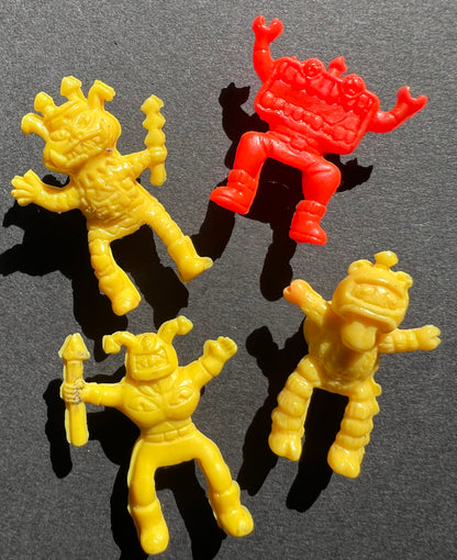 Vintage Rubber Monsters with Suction Backs