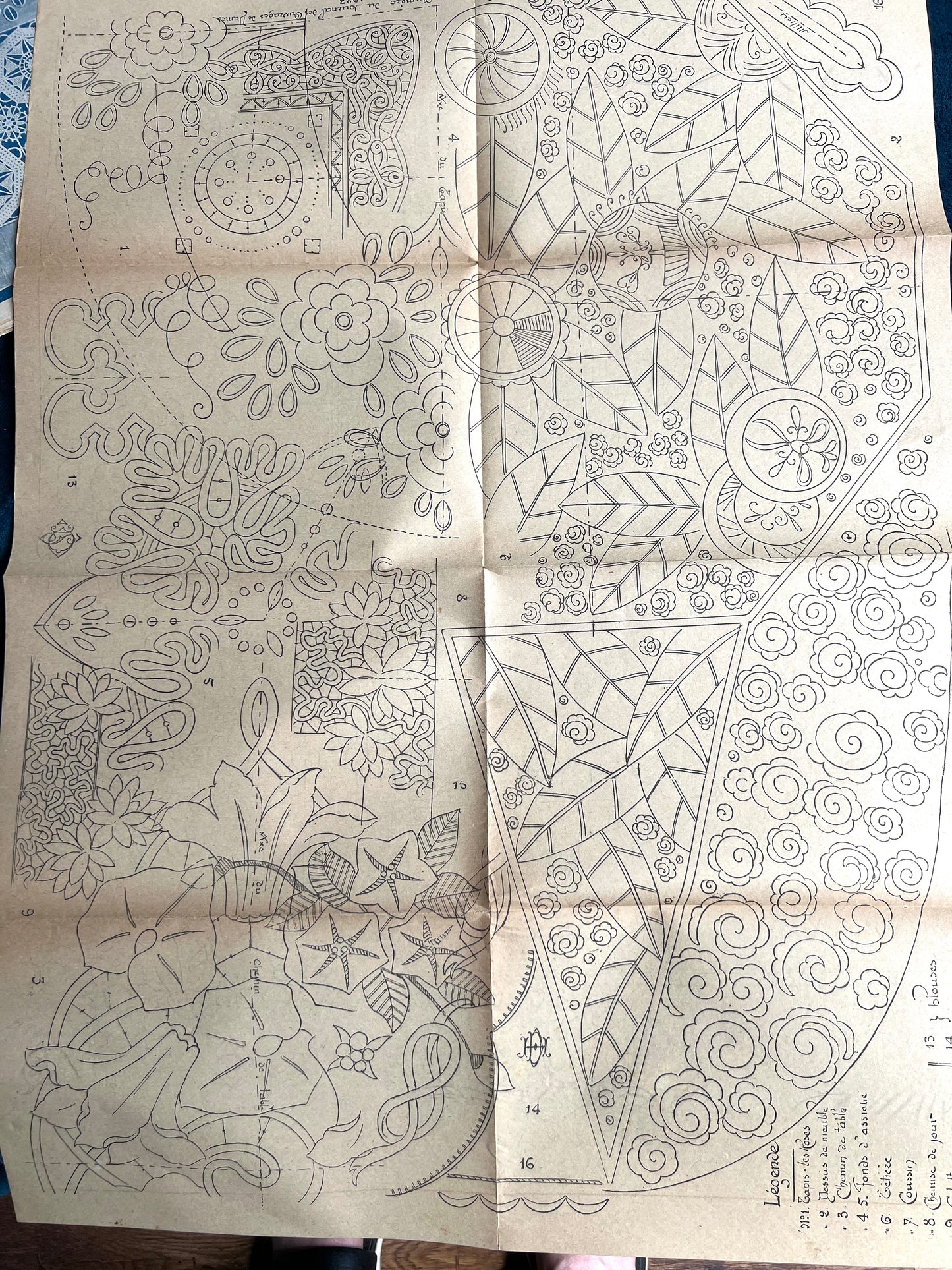 May 1927 French Needlework Magazine with Pattern - Journal des Ouvrages de Dames Interesting Embroidery Fashion Crochet Knitting Interiors Sewing