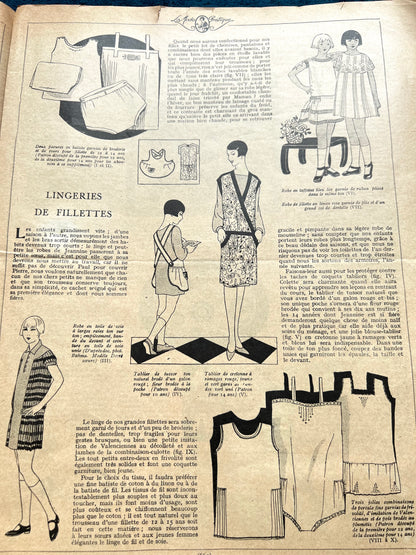 August 1927 French Women's Magazine Mode Pratique