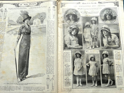 July 1911 French Women's Magazine La Mode Pratique