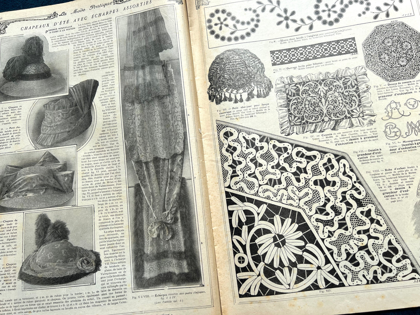 July 1911 French Women's Magazine La Mode Pratique