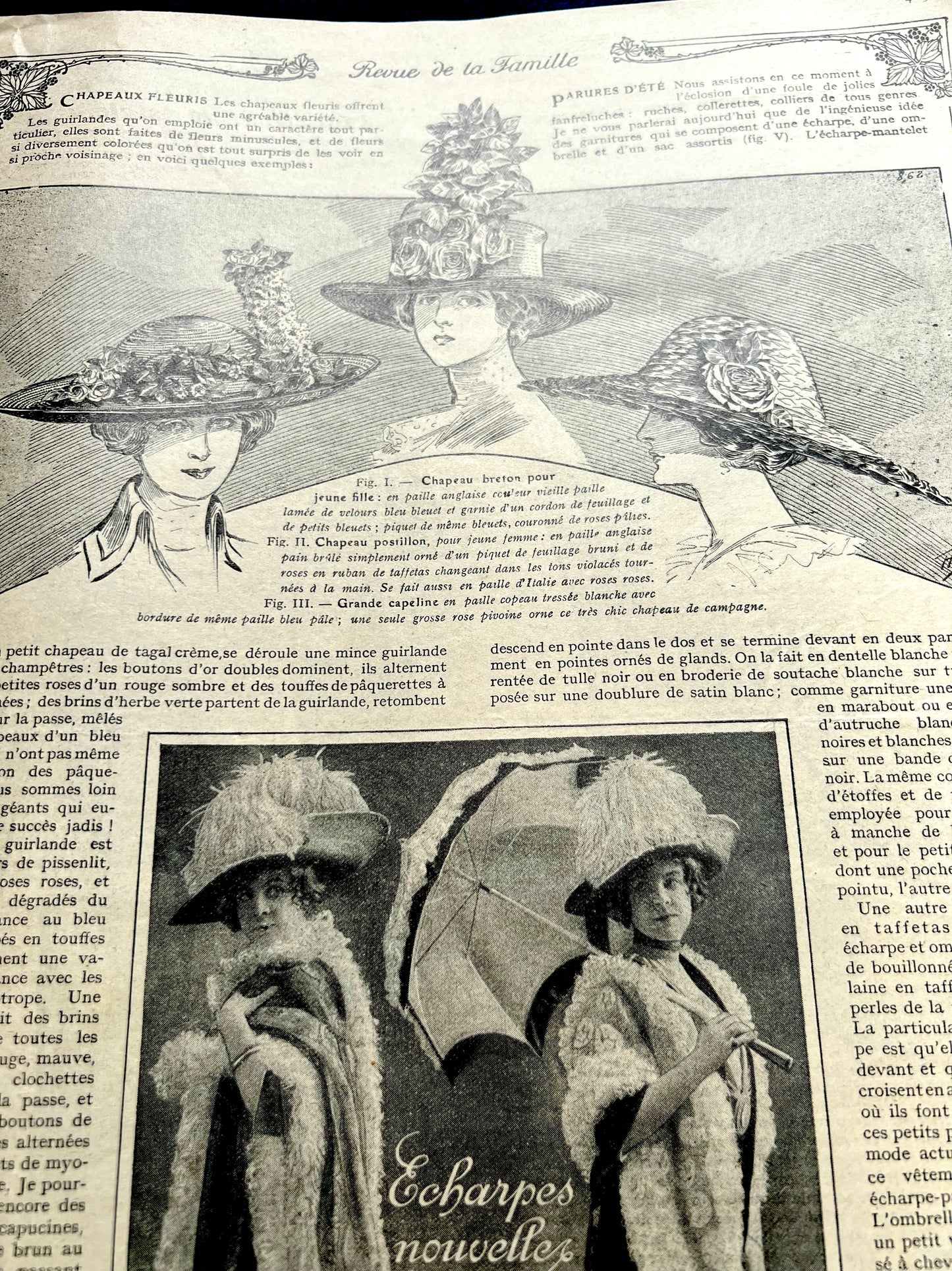 June 1912 French Women's Magazine La Mode Pratique with Pattern