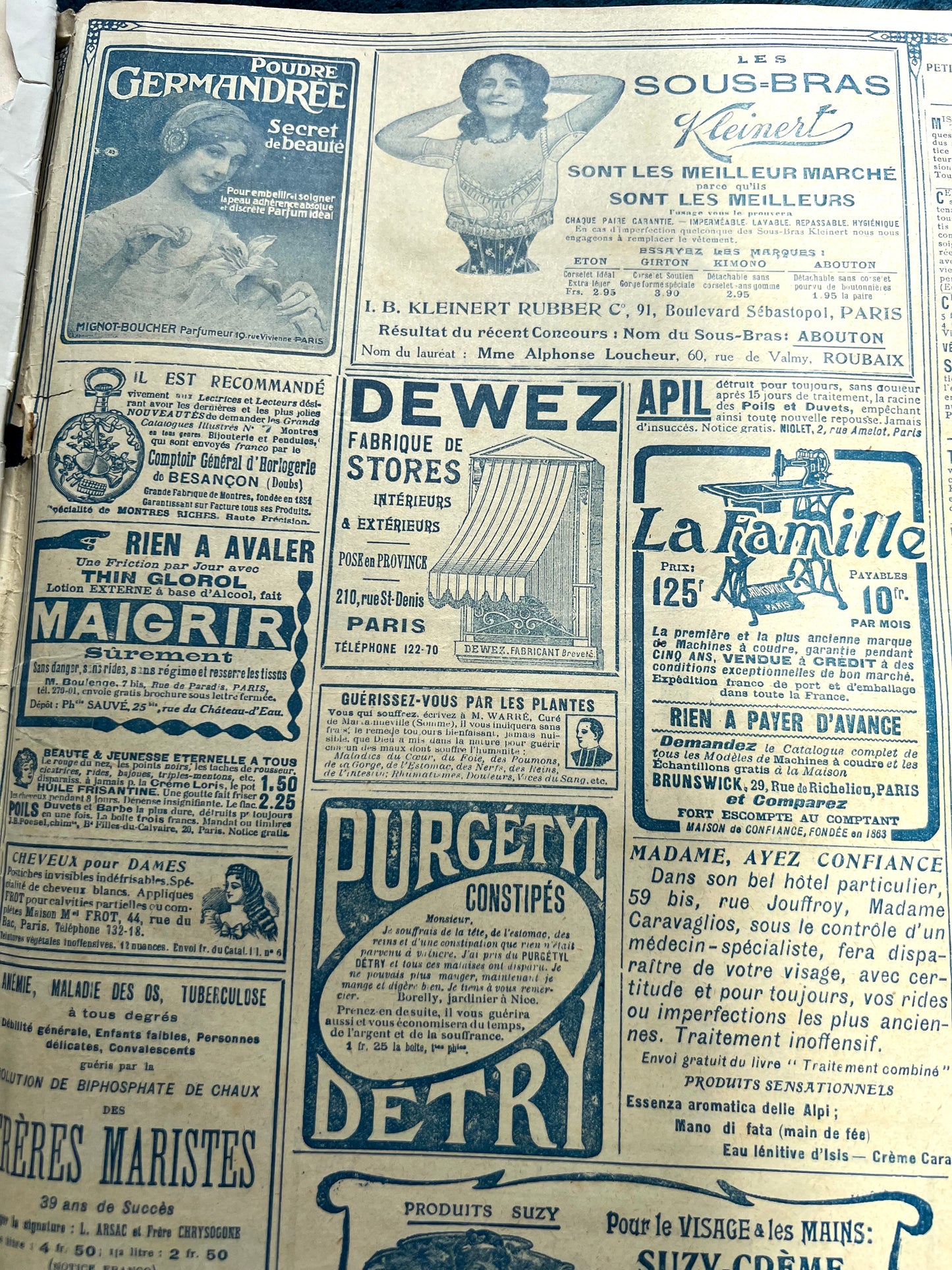 June 1912 French Women's Magazine La Mode Pratique with Pattern