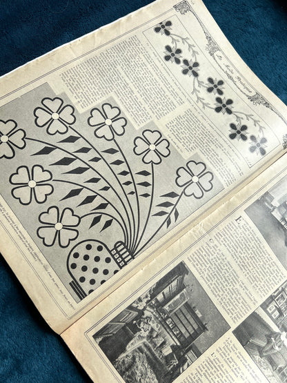 September 1913 French Women's Paper La Mode Pratique with Pattern