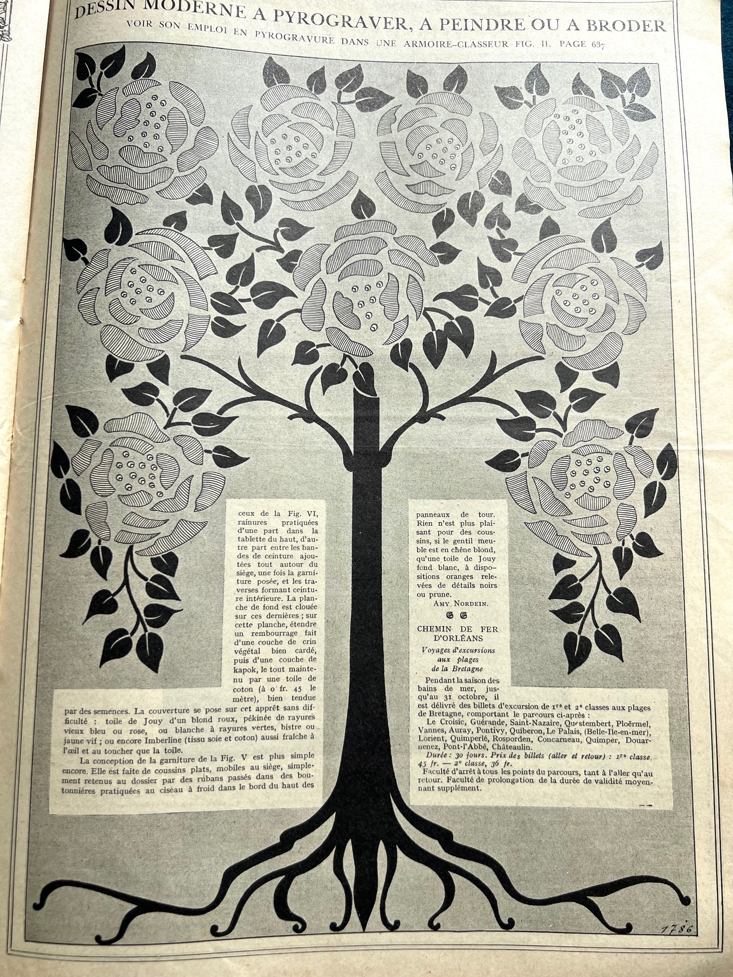 September 1913 French Women's Paper La Mode Pratique with Pattern