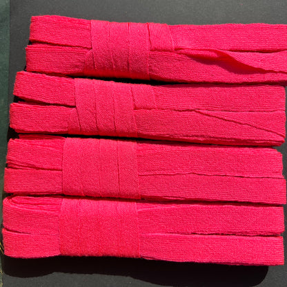 Box of 4 x 12 yds of Vintage Bright Pink 14mm wide Bias Binding / Trim / Braid / Edging