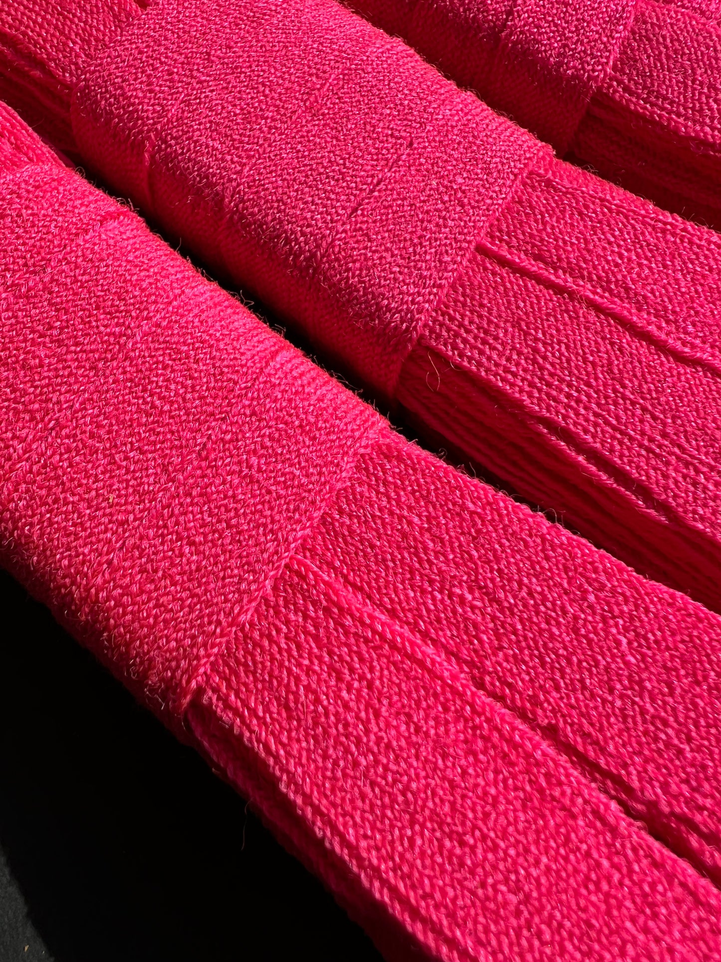 Box of 4 x 12 yds of Vintage Bright Pink 14mm wide Bias Binding / Trim / Braid / Edging