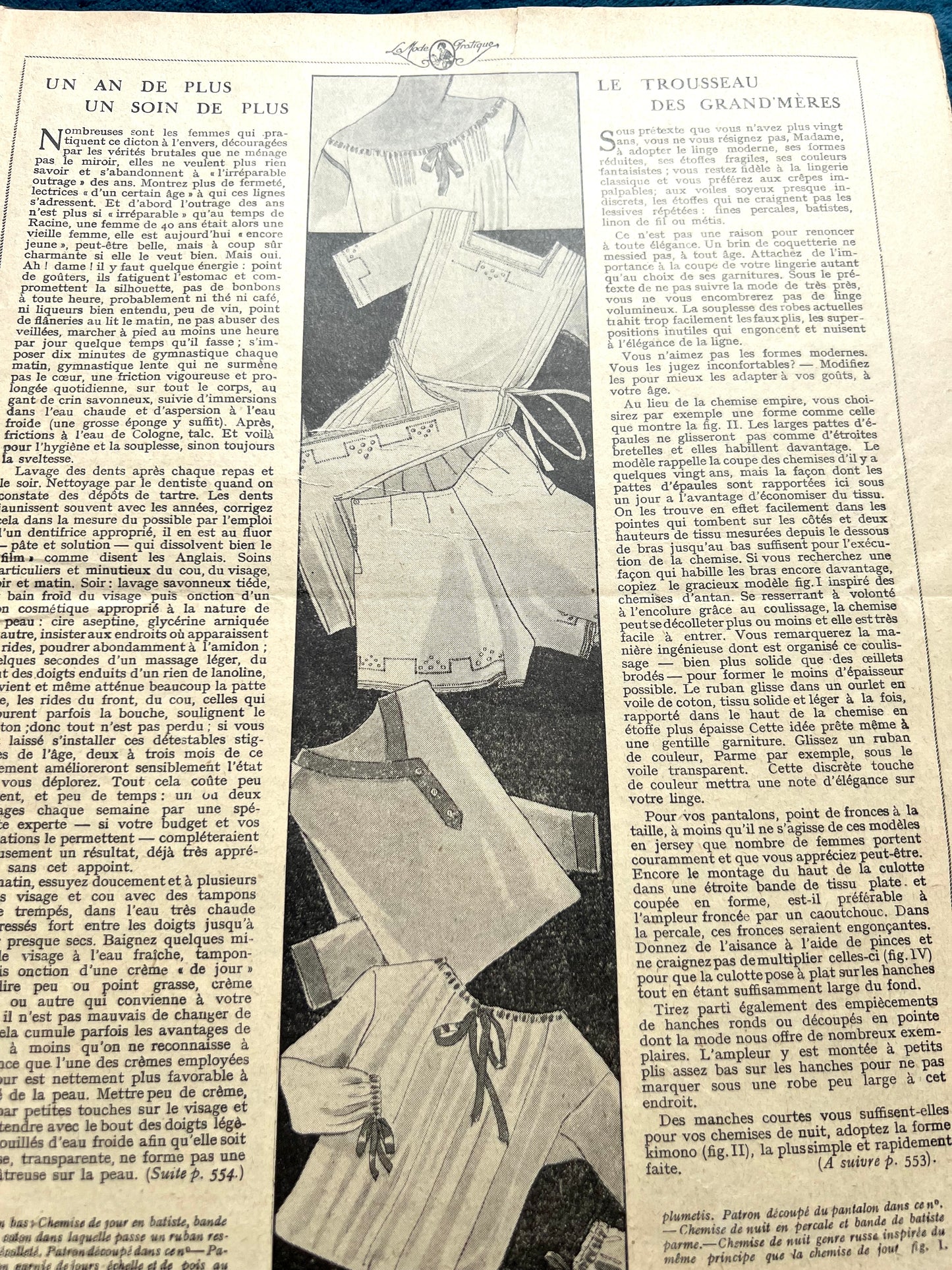 Summer Fashions and Hats in July 1930 French Women's Magazine Mode Pratique