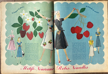 Delightful 10th June 1939 French MARIE CLAIRE no 122