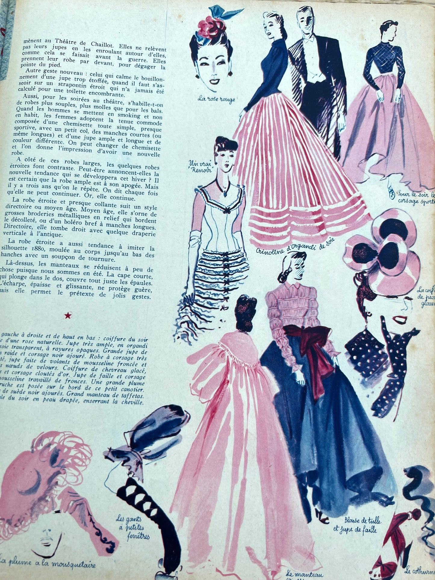 Delightful 10th June 1939 French MARIE CLAIRE no 122