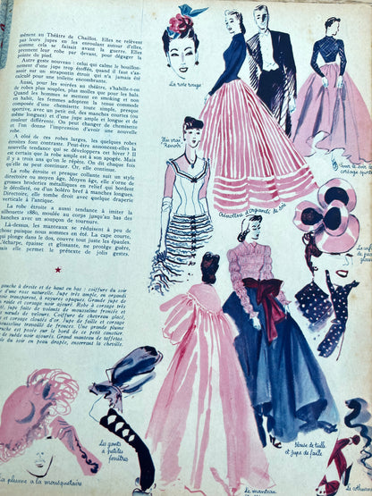 Delightful 10th June 1939 French MARIE CLAIRE no 122