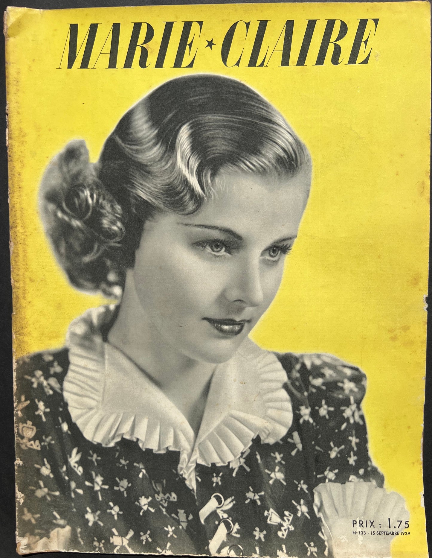 15th September 1939 French MARIE CLAIRE no 133
