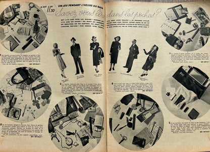 1930s Fancy Dress Costumes in 5th August 1938 French MARIE CLAIRE no. 75
