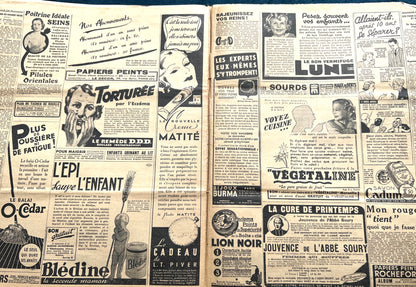 March 1937 French Fashion Paper Le Petit Echo de la Mode