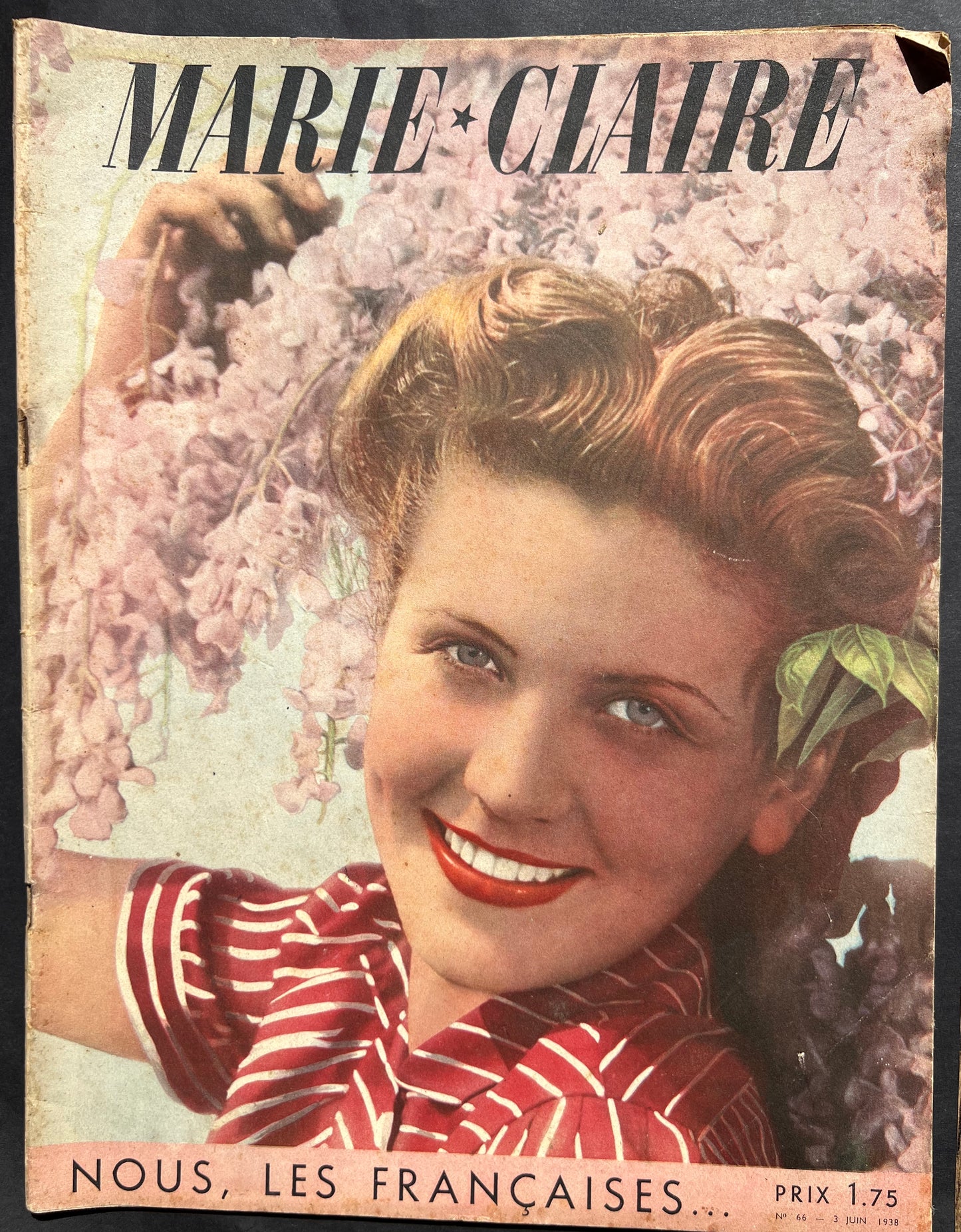 1930s Summer Fashions in  3rd June 1938 French MARIE CLAIRE no. 66