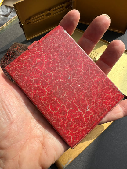 Made in Japn Vintage Metal Cigarette Cases, Money or Card Holders