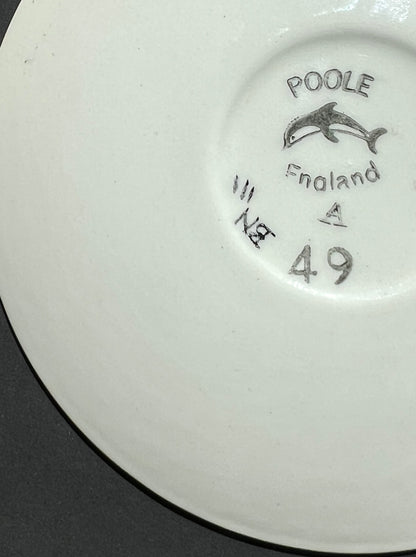 3 Pieces of 1950s - 70s Hand Painted Poole Pottery
