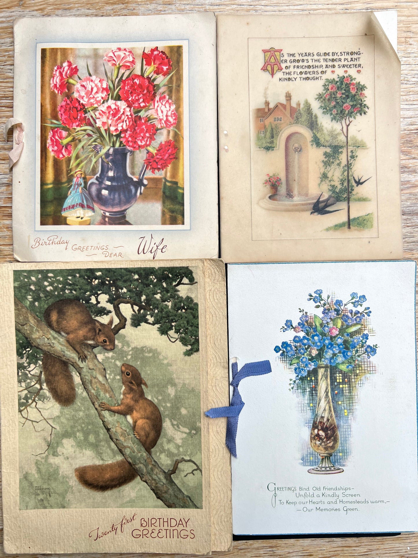 12 Early 20th C Greetings Cards