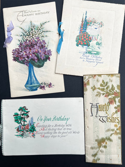 12 Early 20th C Greetings Cards