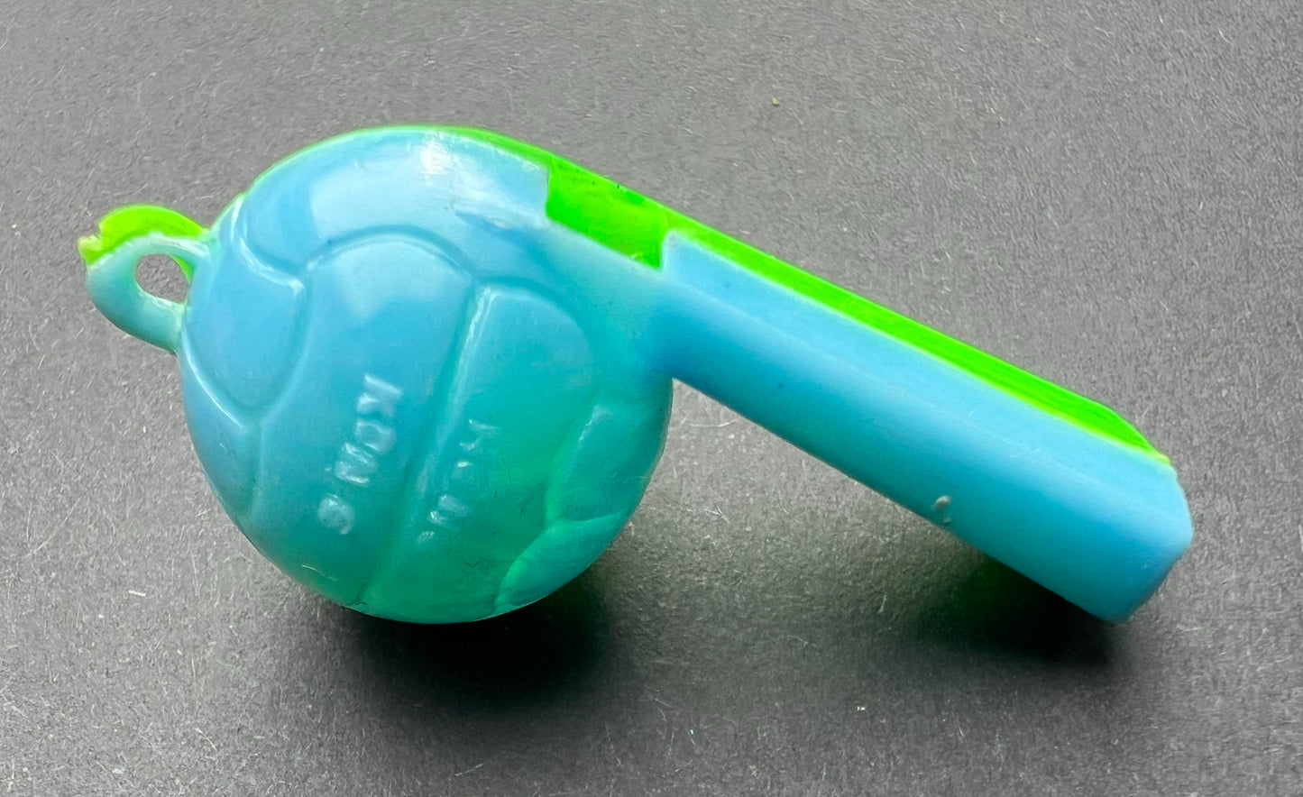 Loud Football Shaped Plastic Whistles - Made in Hong Kong