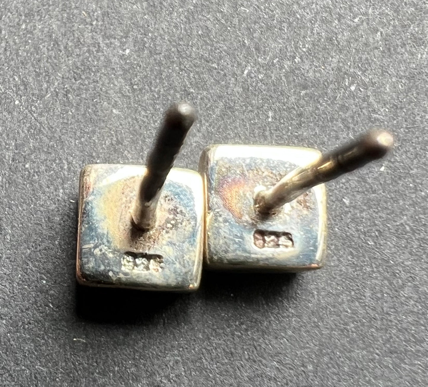 Solid Sterling Silver 5mm Square Studs