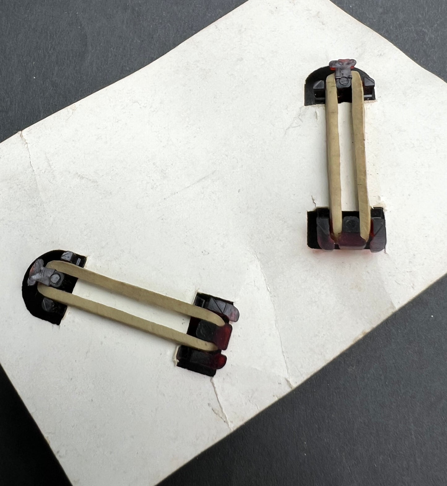 Very Pretty Little 1950s Grip-tite BRAID HOLDERS