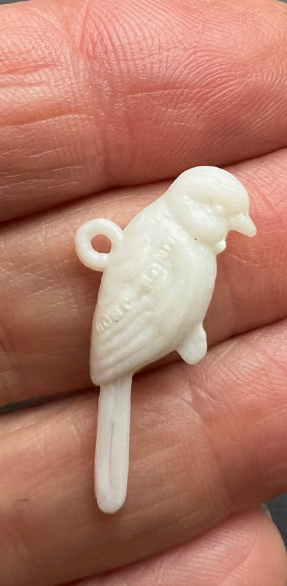 Vintage Plastic Parrot Charm