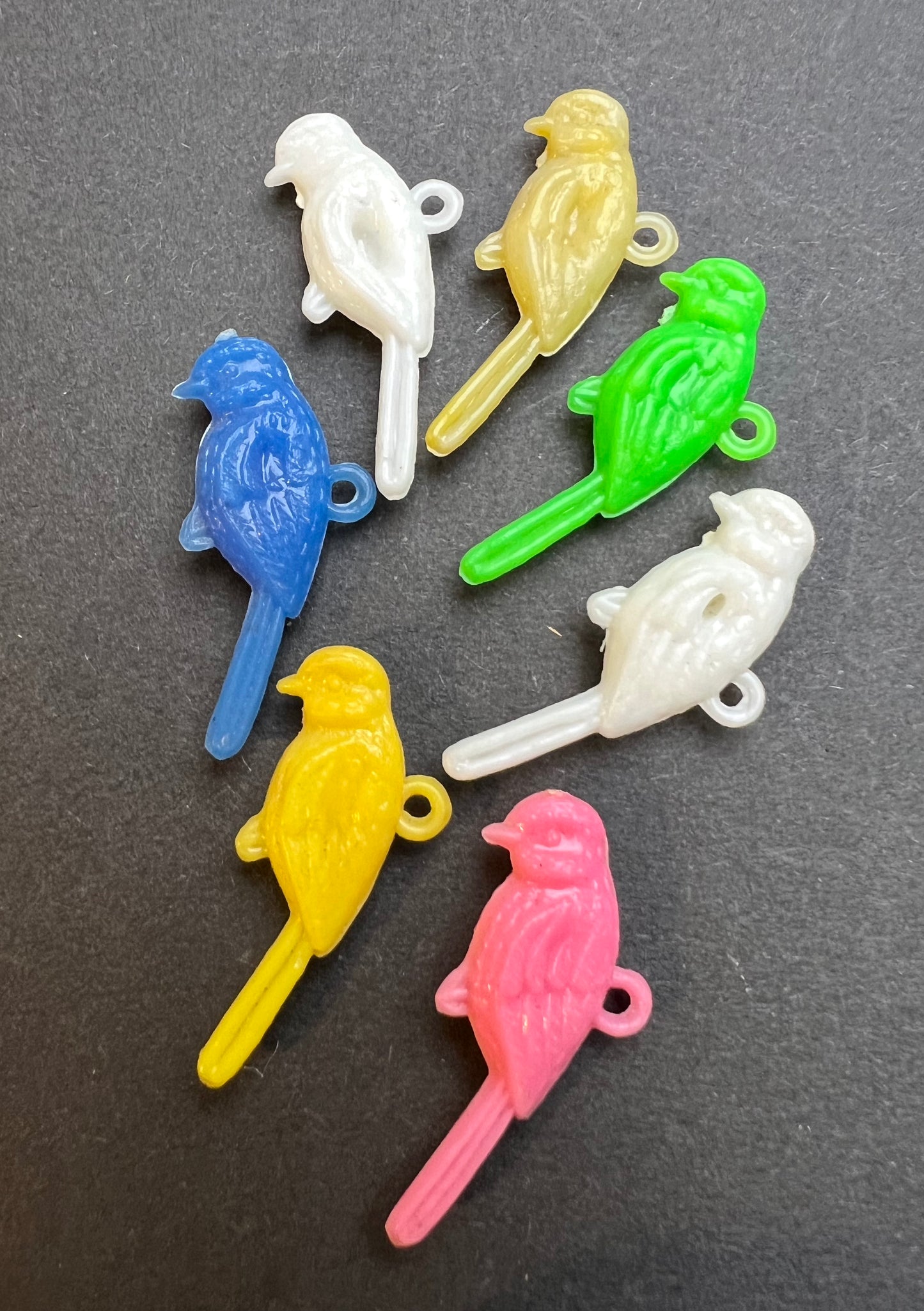 Vintage Plastic Parrot Charm