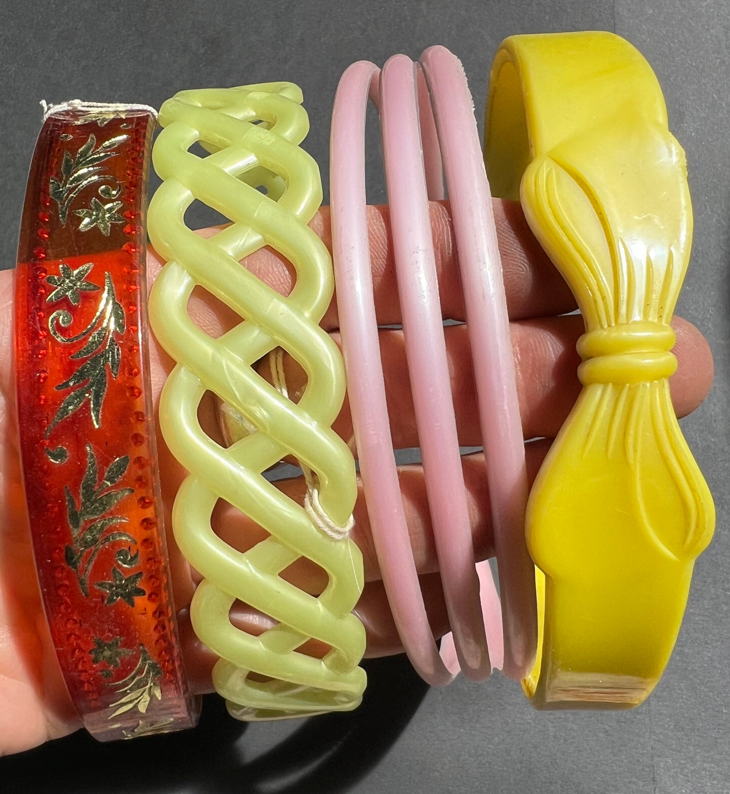 Job Lot of 28 Very Small Vintage Plastic Head Bands