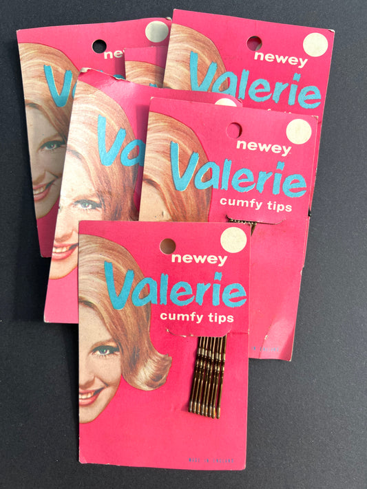 1960s Valerie 4cm Comy Tips Hair Pins