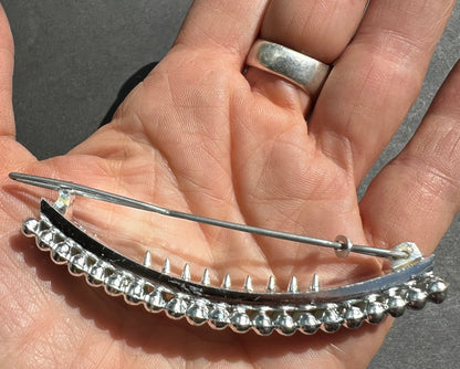 Wholesale Box of 36 1960s Silver 8cm Hairclips