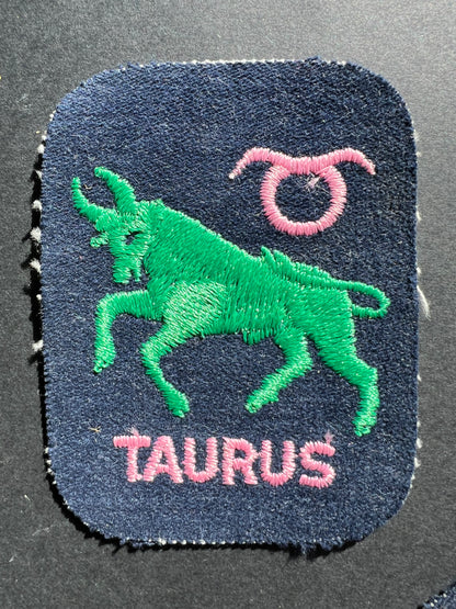 1970s Iron-On Zodiac Patches