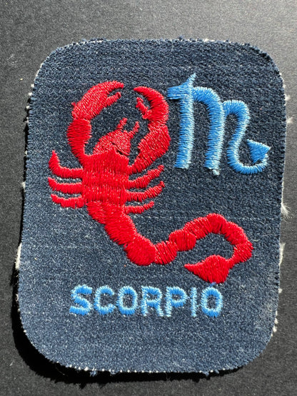 1970s Iron-On Zodiac Patches