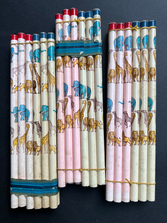 3 Bundles of 12 Animal Pencils