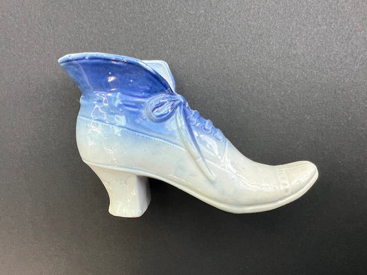 Lovely Late 1800s German Ceramic Boot