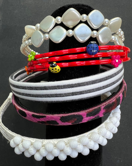 Unusual Vintage Headbands- Choice of 5 Different Designs