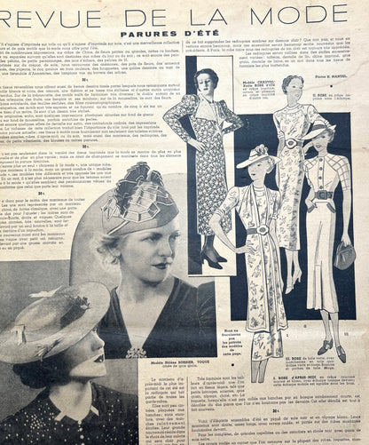 Pretty Cover on June 1937 French Le Petit Echo de la Mode