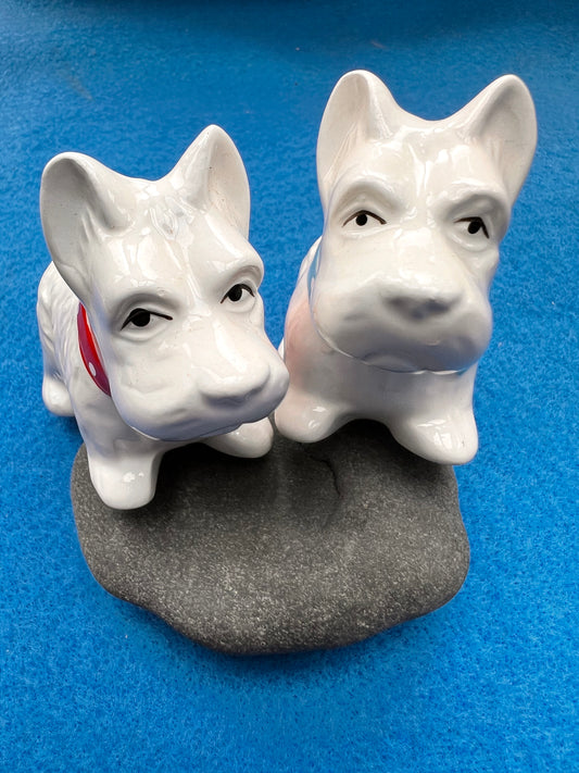 Highland Terrier Salt + Pepper Cruet Set